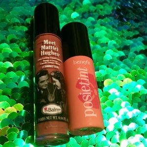 Benefit poisetint and Matte lipstick by the balm
